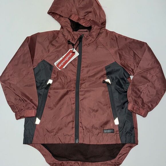 🔥 one point one boys kids rain Jacket Sz 5 New - Picture 1 of 4